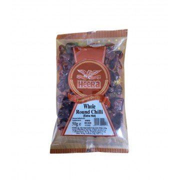 Heera Round Chillies Whole 200 gr