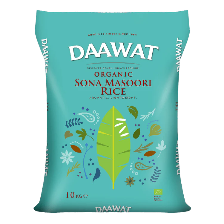 Daawat ORGANIC Sona Masoori Rice 10 kg
