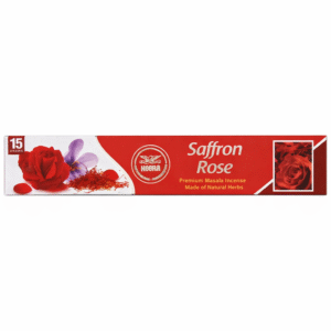 Heera Agarbatti Rose Saffron 15 pc